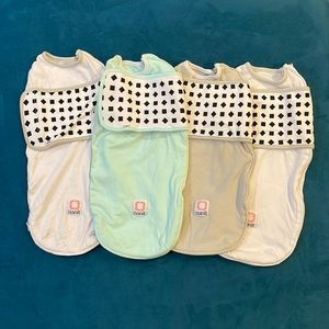 🌟 EUC Nanit Swaddle Set of Four in size 0-3 months